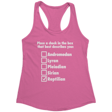 Load image into Gallery viewer, Reptilian_Check_the_Box_-_White_Text_for_Hot_Pink_Mockup.png_15370550