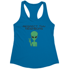 Load image into Gallery viewer, Respect_Thy_Neighbors_-_Black_Text_for_W_Turquoise_Mockup.png_15369615