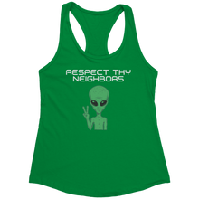 Load image into Gallery viewer, Respect_Thy_Neighbors_-_White_Text_for_W_Kelly_Green_Mockup.png_15369636