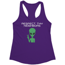 Load image into Gallery viewer, Respect_Thy_Neighbors_-_White_Text_for_W_Purple_Rush_Mockup.png_15369641