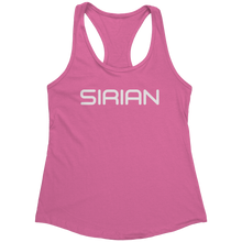 Load image into Gallery viewer, Sirian_Tank_Top_-_White_Text_for_Women_-_Hot_Pink_Mockup.png_15370089