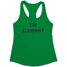 Load image into Gallery viewer, The_Alchemist_Tank_Top_-_Black_Text_for__Kelly_Green_Mockup.png_15369847