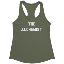 Load image into Gallery viewer, The_Alchemist_Tank_Top_-_White_Text_for__Military_Green_Mockup.png_15369861