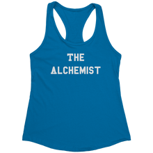 Load image into Gallery viewer, The_Alchemist_Tank_Top_-_White_Text_for__Turquoise_Mockup.png_15369867