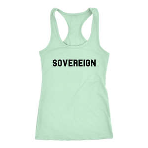 Women's Sovereign T Shirt - Black Text