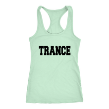 Load image into Gallery viewer, women&#39;s lime green trance EDM tank top t-shirt