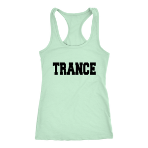women's lime green trance EDM tank top t-shirt