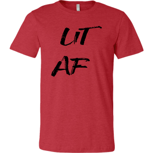 Men's Lit AF T-Shirt  Black Text