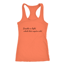 Load image into Gallery viewer, women&#39;s orange breathe in light t-shirt
