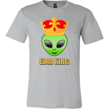 Load image into Gallery viewer, men&#39;s gray EDM alien t-shirt