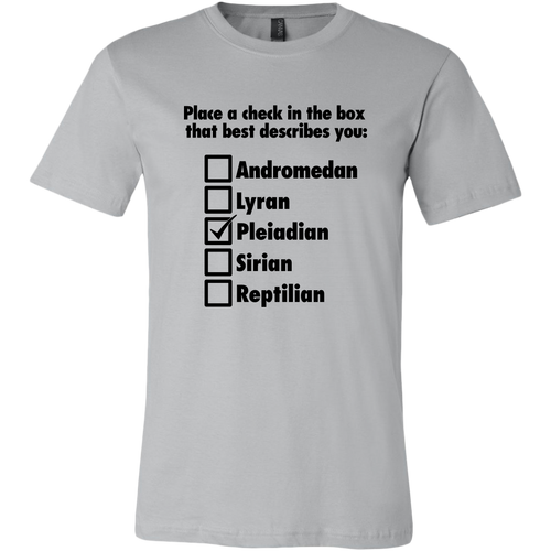 Men's Pleiadian T-Shirt Black Text