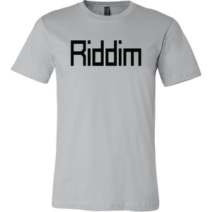 Men's Riddim T-Shirt Black Text