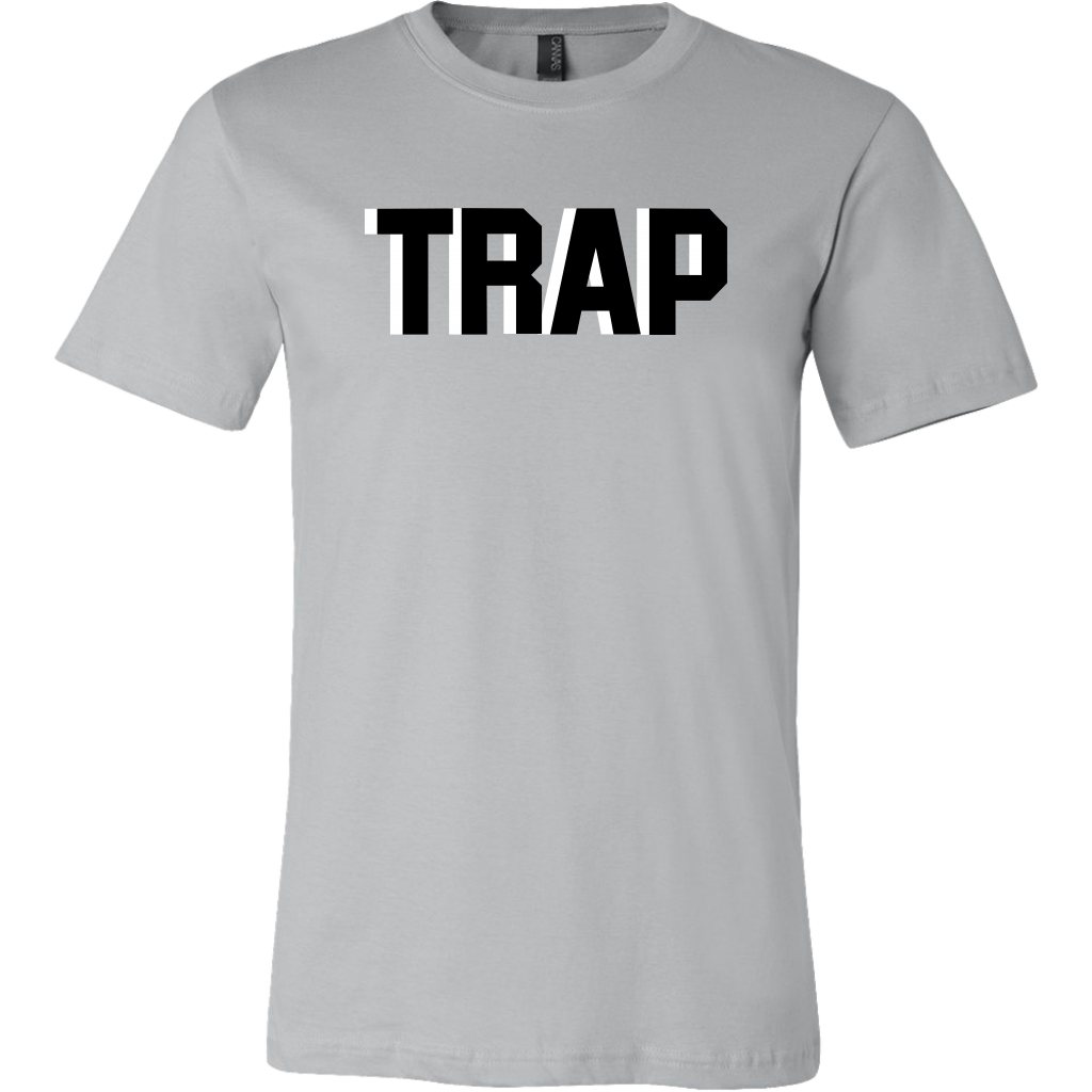 Men's Trap T-Shirt Black Text