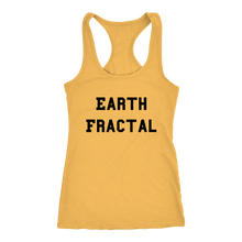 Load image into Gallery viewer, Women&#39;s Earth Fractal T Shirt - Black Text