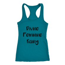 Load image into Gallery viewer, Women&#39;s Divine Feminine Rising T Shirt - Black Text