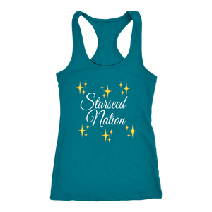 Women's Starseed Nation T Shirt - White Text