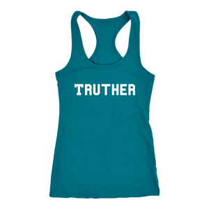 Women's Truther T Shirt - White Text