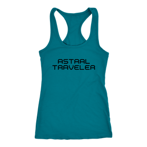 Women's Astral Traveler T-Shirt - Black Text