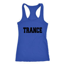 Load image into Gallery viewer, women&#39;s blue trance EDM tank top t-shirt