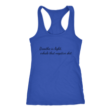 Load image into Gallery viewer, women&#39;s blue breathe in light t-shirt