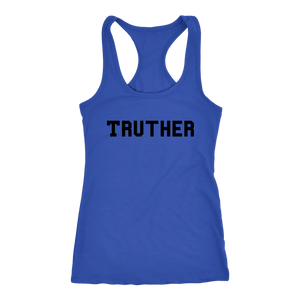 Women's Truther T Shirt - Black Text