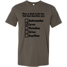 Load image into Gallery viewer, Men&#39;s Lyran T-Shirt  Black Text