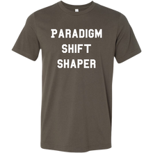 Load image into Gallery viewer, men&#39;s dark brown paradigm shift shaper t-shirt