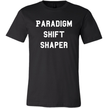 Load image into Gallery viewer, men&#39;s black paradigm shift shaper T-shirt