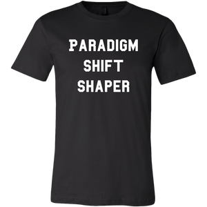 men's black paradigm shift shaper T-shirt