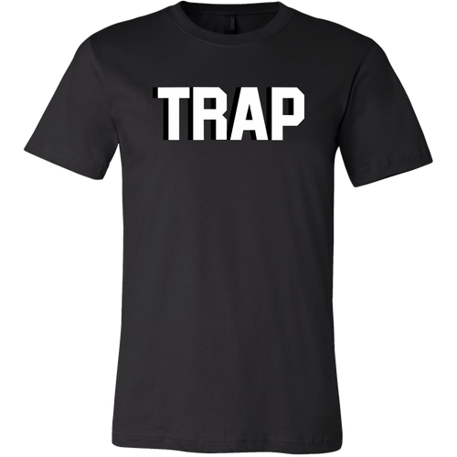 Men's Trap T-Shirt White Text