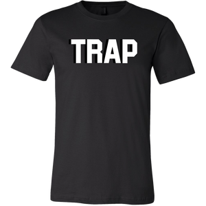 Men's Trap T-Shirt White Text