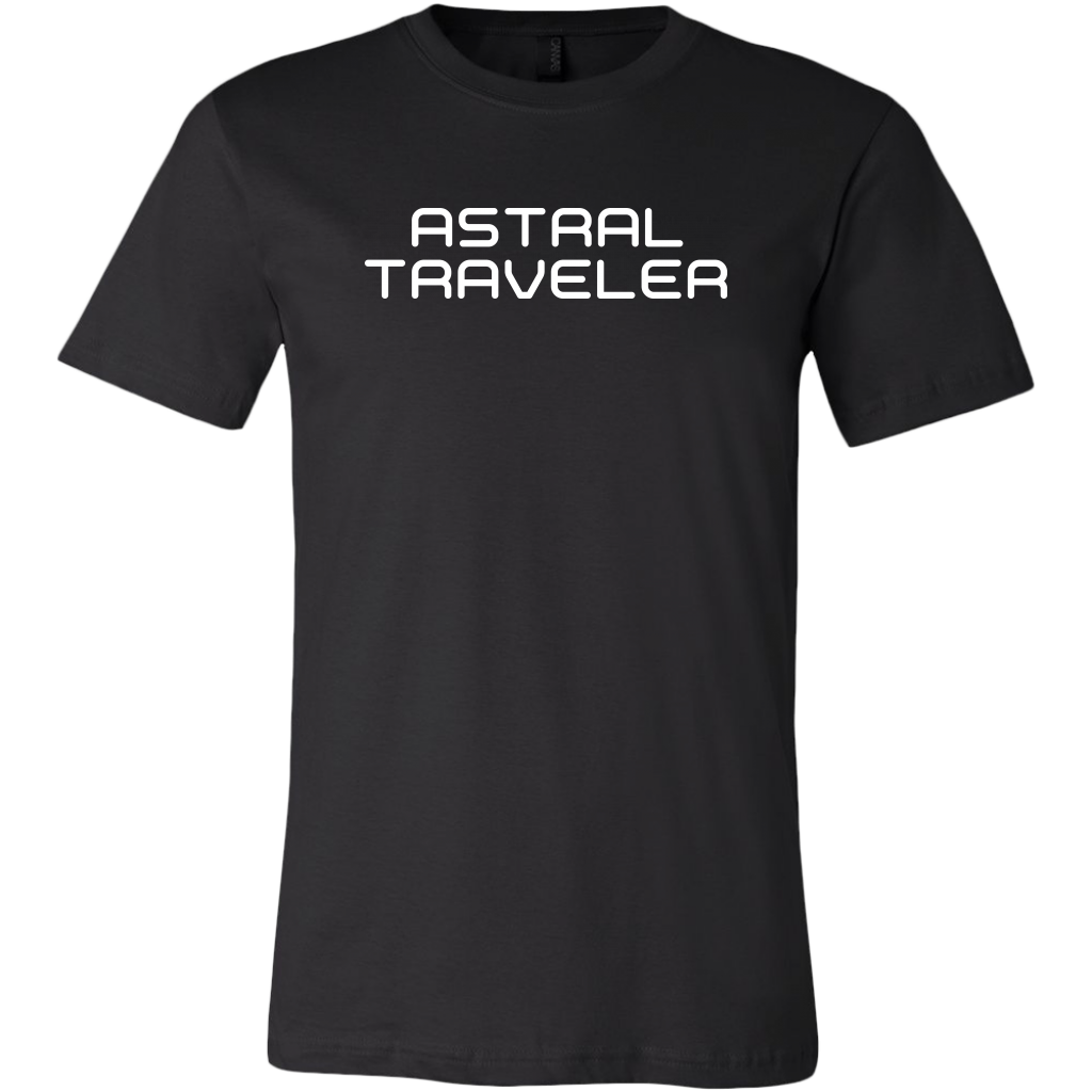 Men's Astral Traveler T-Shirt - White Text