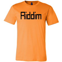 Load image into Gallery viewer, Men&#39;s Riddim T-Shirt Black Text