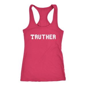 Women's Truther T Shirt - White Text