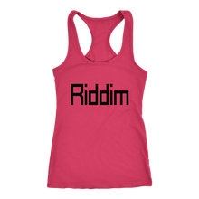 Load image into Gallery viewer, women&#39;s hot pink Riddim EDM tank top t-shirt