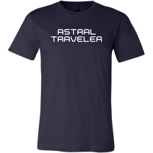 Load image into Gallery viewer, Men&#39;s Astral Traveler T-Shirt - White Text