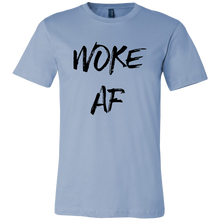 Load image into Gallery viewer, Men&#39;s Woke AF T-Shirt Black Text