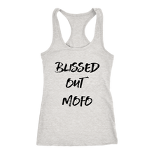 Load image into Gallery viewer, women&#39;s gray blissed out mofo tank top t-shirt