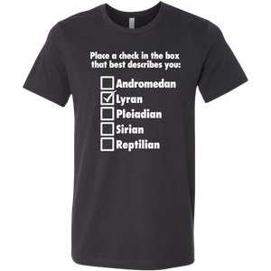 Men's Lyran T-Shirt  White Text