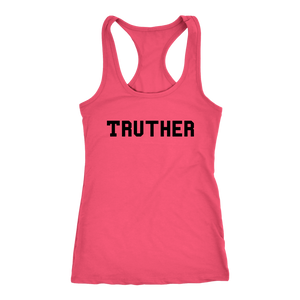 Women's Truther T Shirt - Black Text