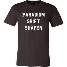 Load image into Gallery viewer, men&#39;s dark brown paradigm shift shaper T-shirt