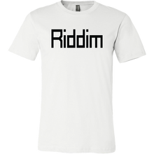 Load image into Gallery viewer, Men&#39;s Riddim T-Shirt Black Text