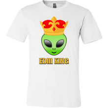 Load image into Gallery viewer, men&#39;s white EDM alien t-shirt