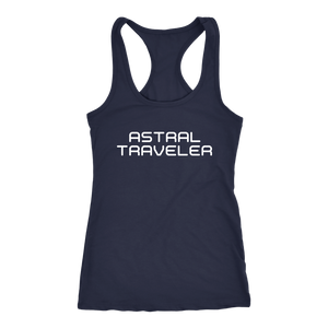 Women's Astral Traveler T-Shirt - White Text