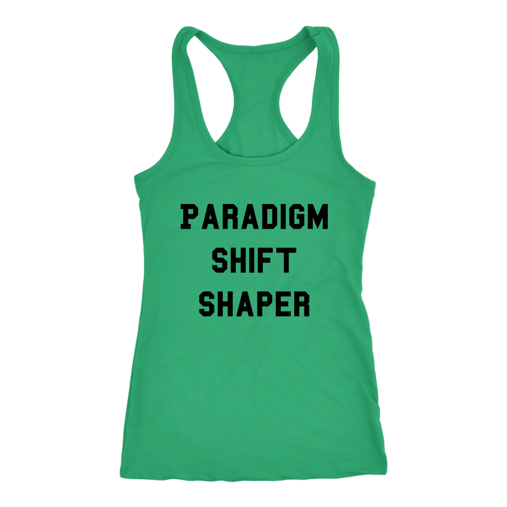 Women's Paradigm Shift Shaper T Shirt - Black Text