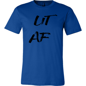 Men's Lit AF T-Shirt  Black Text