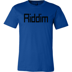 Men's Riddim T-Shirt Black Text