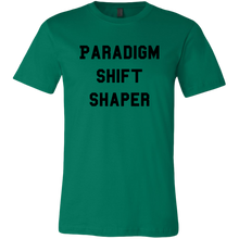 Load image into Gallery viewer, Men&#39;s green paradigm shift shaper T-shirt