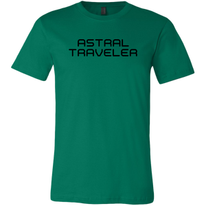 Men's  Astral Traveler T-Shirt - Black Text