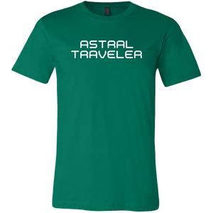 Men's Astral Traveler T-Shirt - White Text
